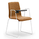 silla de sala de reuniones y formacion con trineo zerosedici abatible
