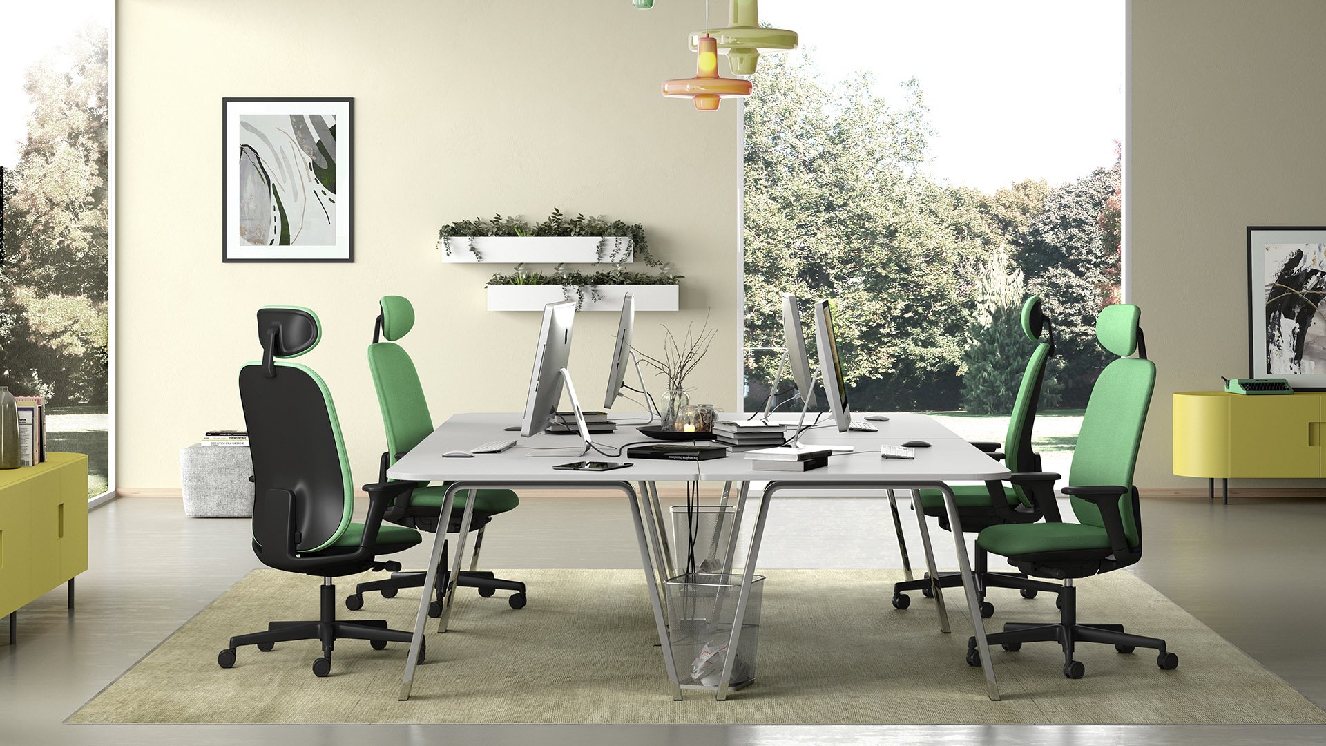 Sedia da lavoro in ufficio dallo stile moderno Rush