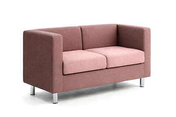 Sofa de espera bicolor y asiento para lounge y hotel lobby UNIT