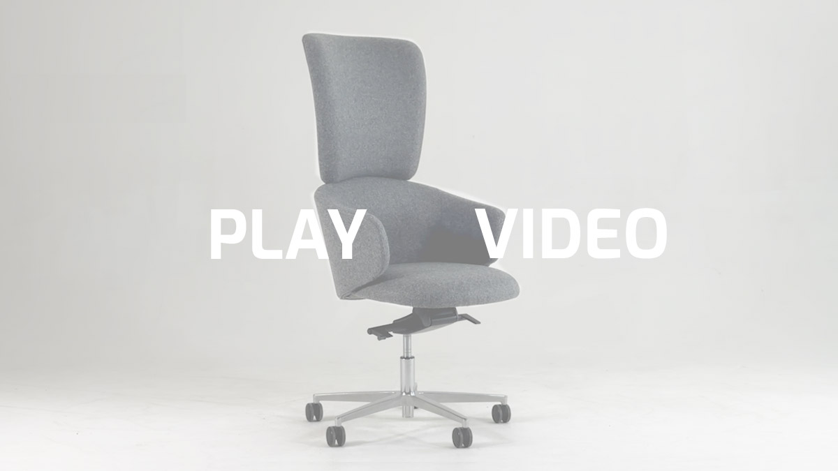 Sillon para oficinas ejecutivas de diseno moderno | Alise' by Leyform